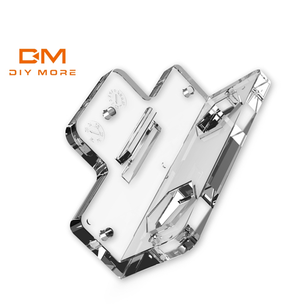 DIYMORE Đế Pha Lê Trong Suốt Phụ Kiện Cho Mẫu Vật Dụng TR16 Diy