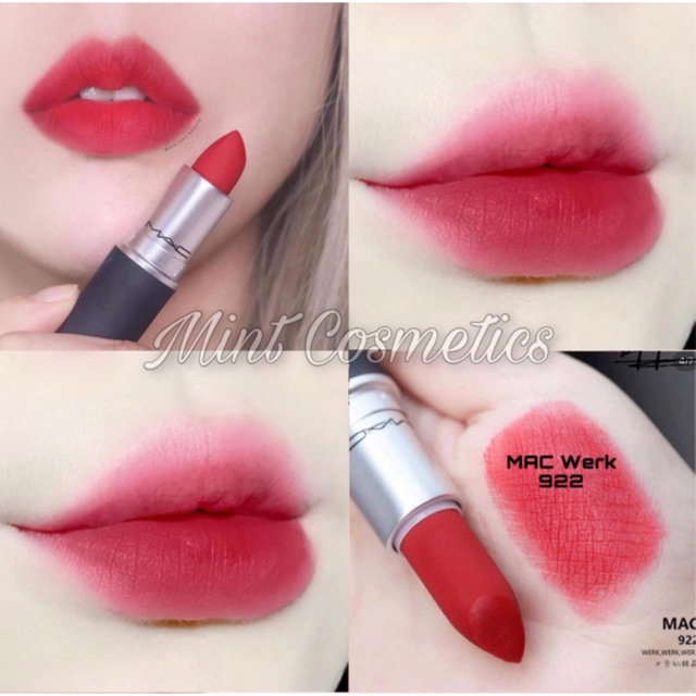 Son Mac Powder Kiss Lipstick, Rettro Matte, Matte, Son Mac Chính Hãng Full Size 3g 30 màu son