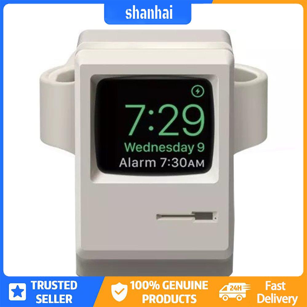 Đế Sạc Bằng Silicone Phong Cách Retro Cho Apple Watch