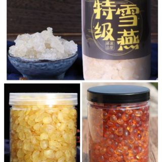 1kg Combo 500g nhựa đào 250g tuyết yến 250g bồ mễ