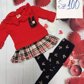 Set thỏ siu xinh & khoác váy cho bé gái 2019
