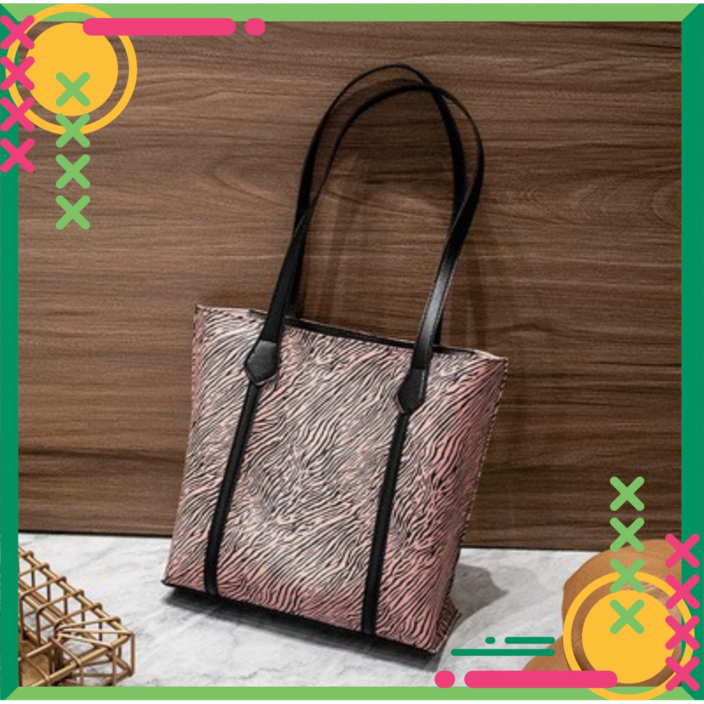 Túi kẹp nách vân ngựa vằn phong cách Retro KN07 túi đeo vai - TX Quảng Châu