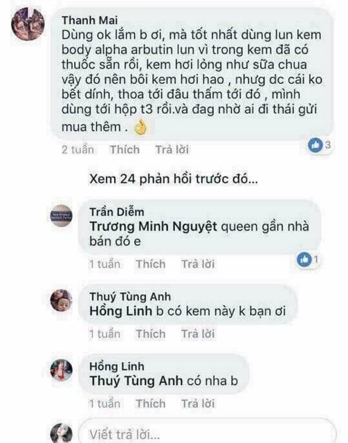 KEM DƯỠNG DA BODY ALPHA ARBUTIN THÁI | BigBuy360 - bigbuy360.vn