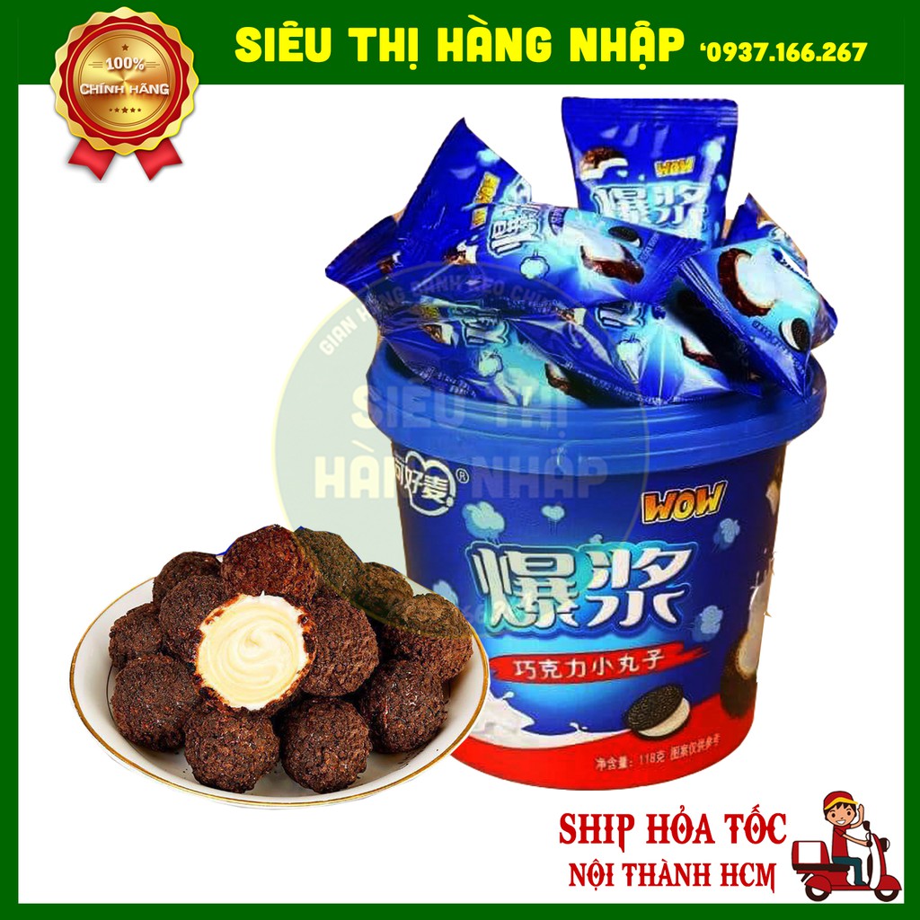 Socola nhân phomai tan chảy 3 lớp dạng xô