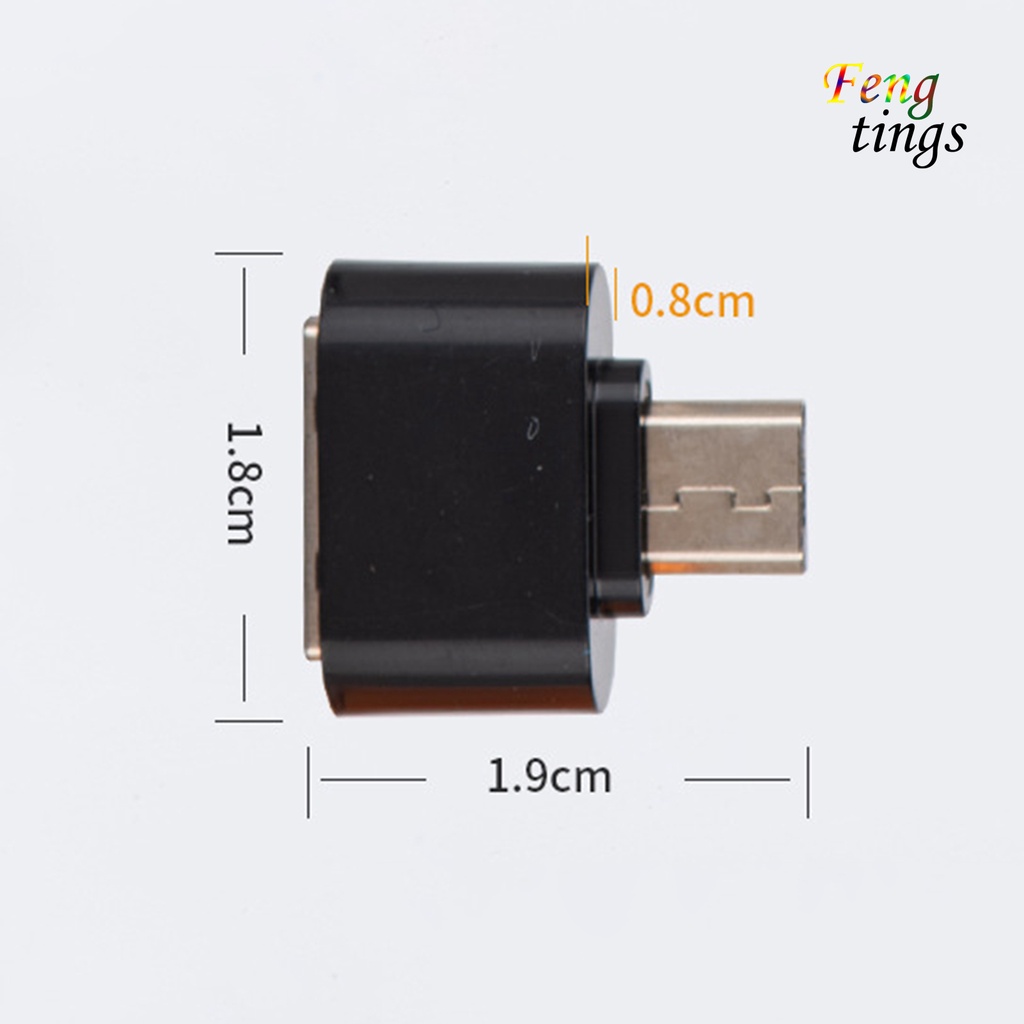 Set 5 Đầu Chuyển Đổi Dữ Liệu 2 Trong 1 Micro-USB Sang USB Female Cho Điện Thoại Di Động