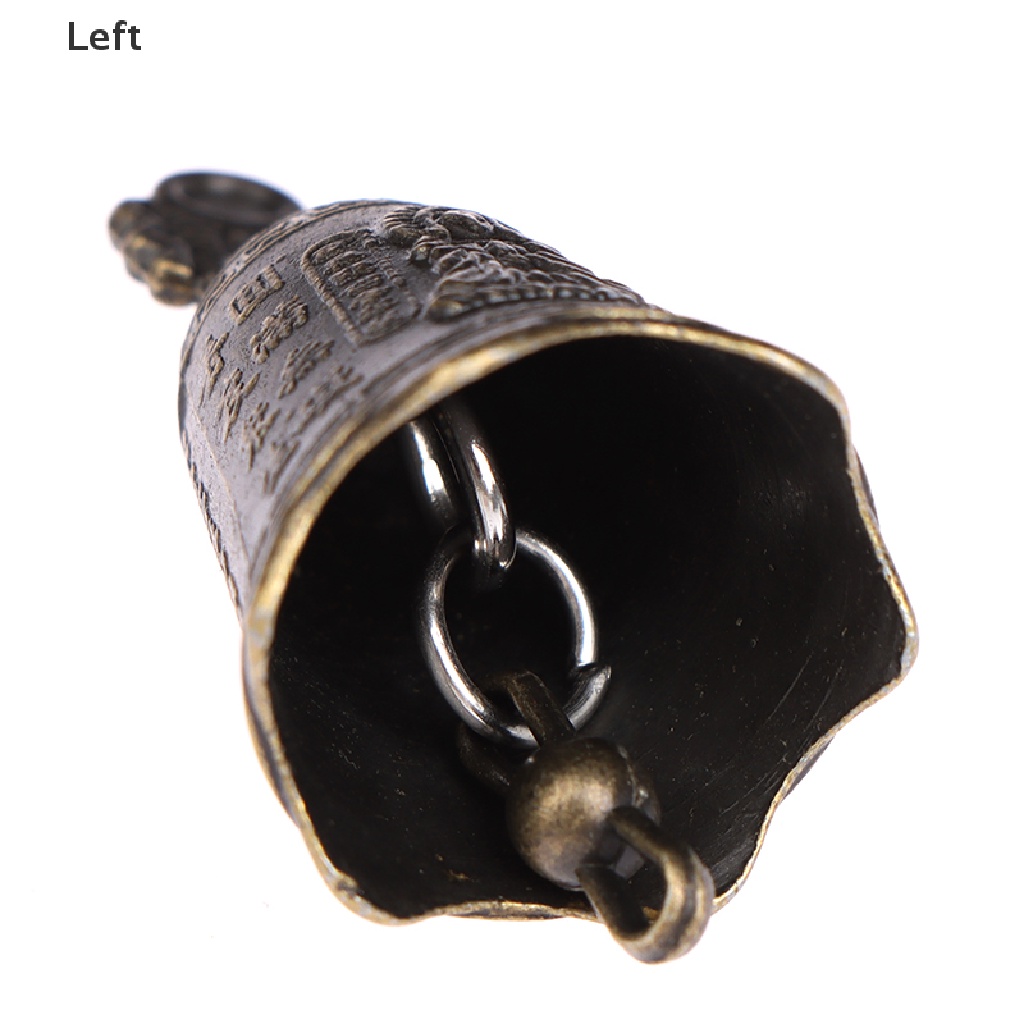 Chuông Phong Thủy Mini Điêu Khắc Hình Phật Cầu Nguyện Trung Hoa Cổ Điển