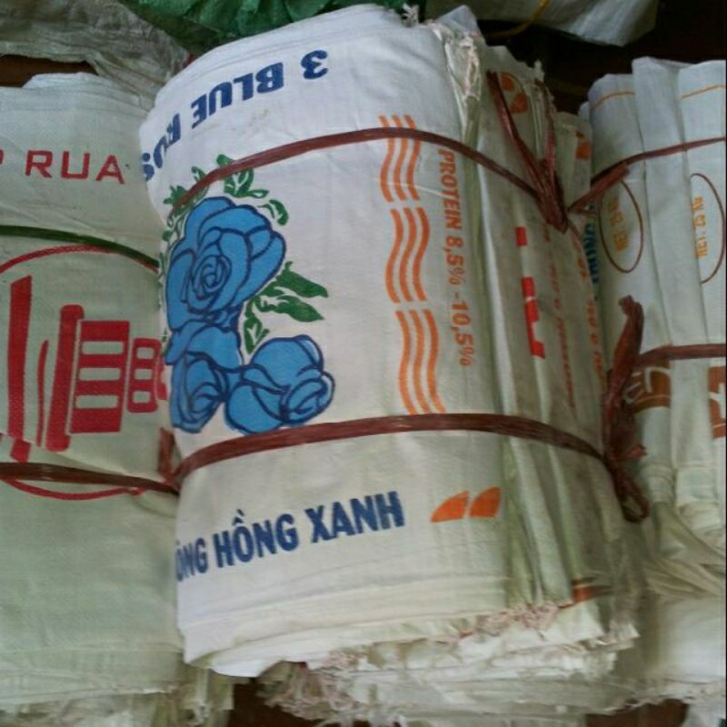 Combo 30 cái bao đựng gạo cũ, bao tải cũ