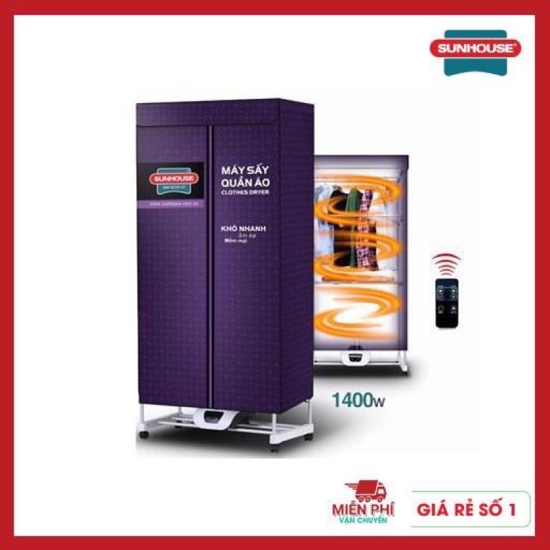 Tủ sấy quần áo SUNHOUSE SHD2707