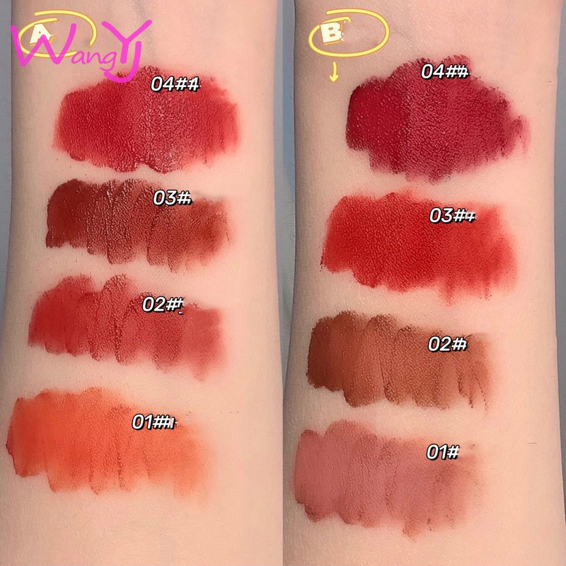 Set 4 Son Kem Hiệu Ứng Nhung Lì 4 Màu Sắc Tùy Chọn Dadk