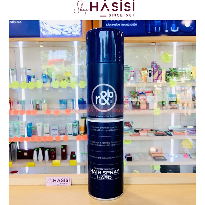 KEO XỊT TÓC THẢO DƯỢC R&amp;B - Hair Spray Hard 300ml
