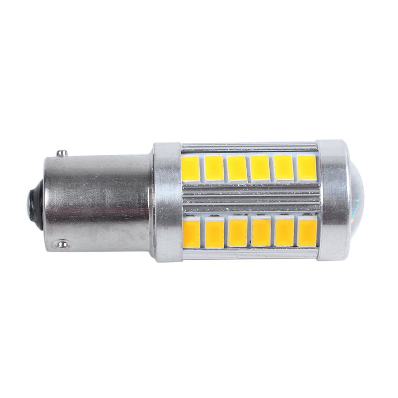 Set 4 bóng đèn 1156PY BAU15S PY21W LED 33SMD dành cho ô tô