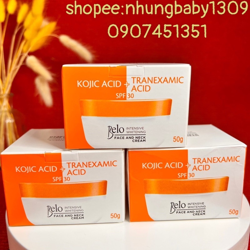 Kem Belo Axit Kojic và Axit Tranexamic giúp làm trắng da SPF 30