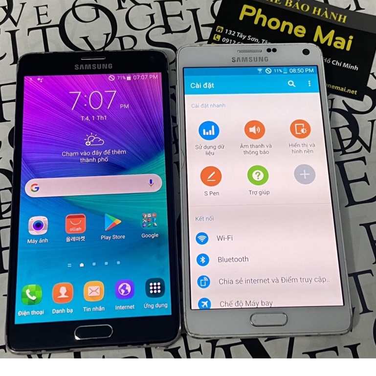 Điện thoại Samsung Galaxy Note 4 Ram3/32 chính hãng nhập khẩu, Chiến game mượt
