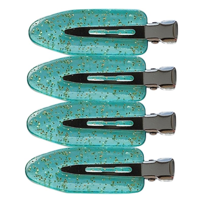 Set 4 Kẹp Tóc Không Đường May Màu Sắc Kẹo Ngọt Dành Cho Nữ