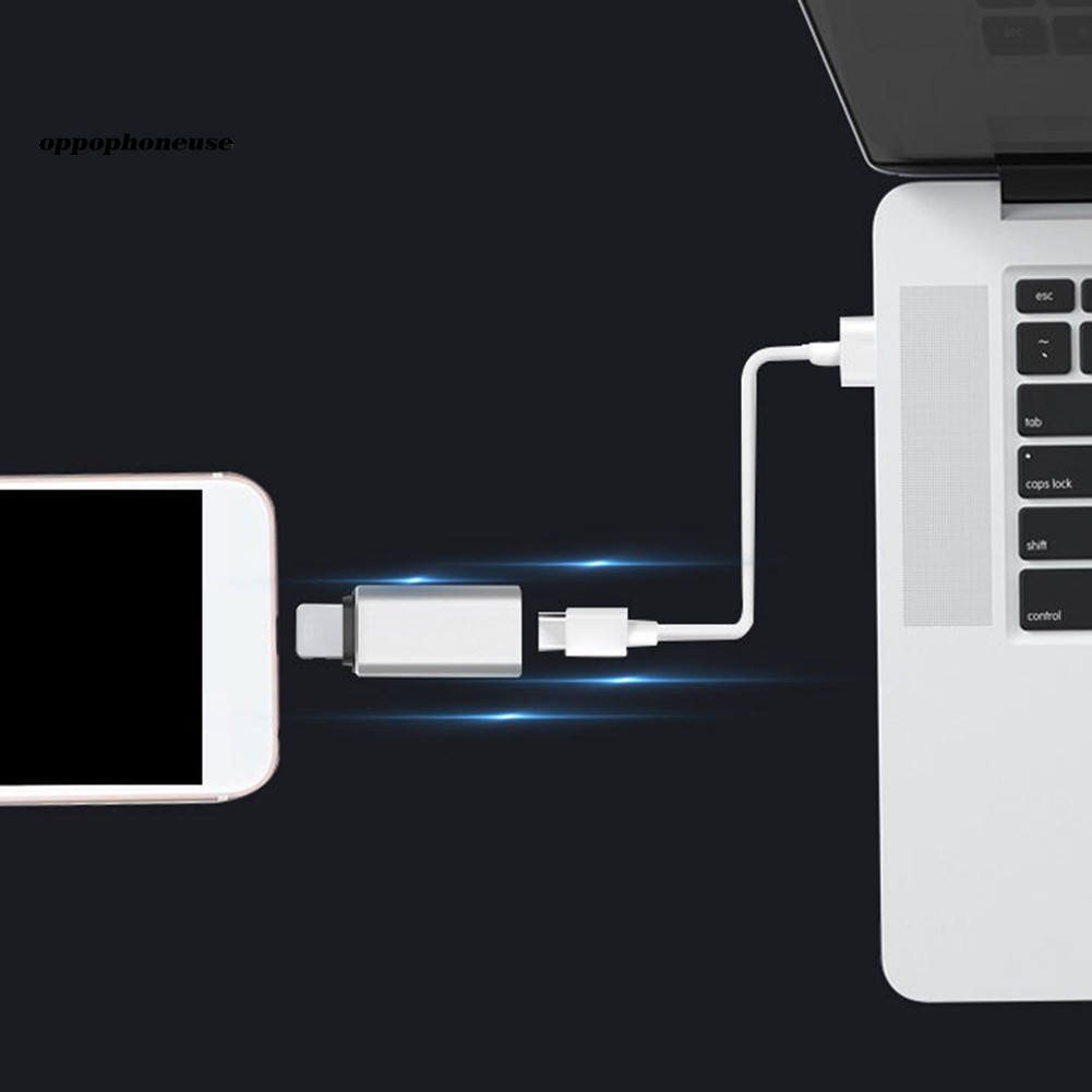 Đầu Chuyển Đổi 3a Mini Type-C Sang 8pin Cho Ipad Iphone | BigBuy360 - bigbuy360.vn