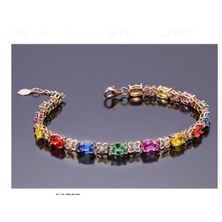 Vòng tay đính đá 7 màu