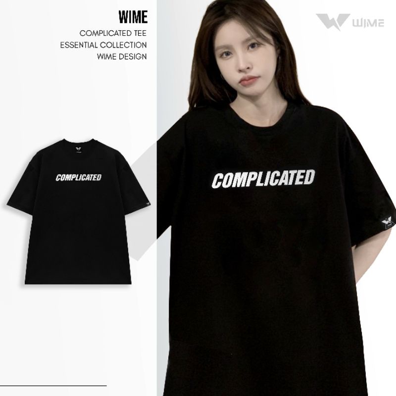 Áo thun nam nữ Unisex COMPLICATED tee ÁO Thun form rộng Local Brand - WIME