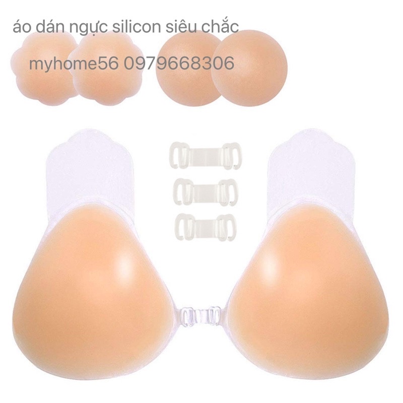Áo dán ngực silicon cài trước siêu chắc chắn