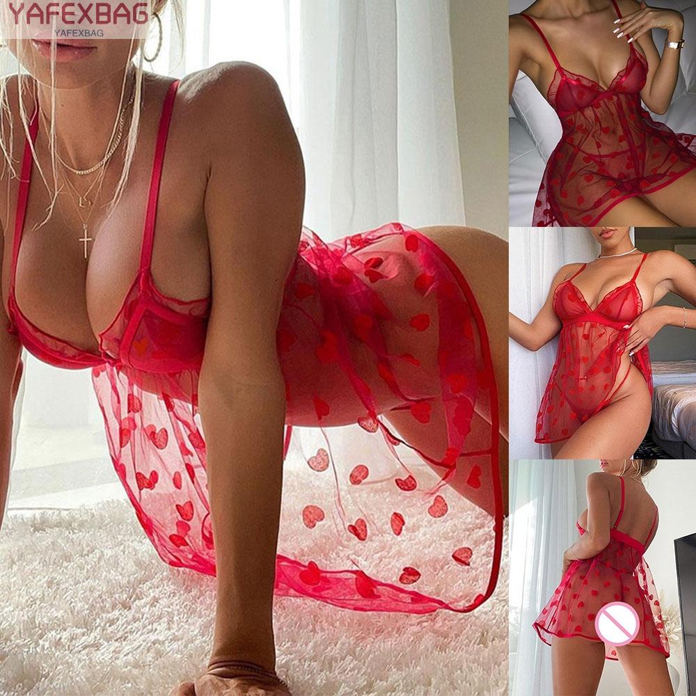 Dress Thong Women Sleepwear Suspender Dress Bodydoll Breathable Erotic
