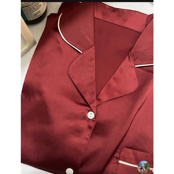 [Hàng đẹp giá rẻ] Bộ Pijama Lụa Trơn Latin cộc tay hàng đẹp thiết kế mềm mịn thấm hút mồ hôi