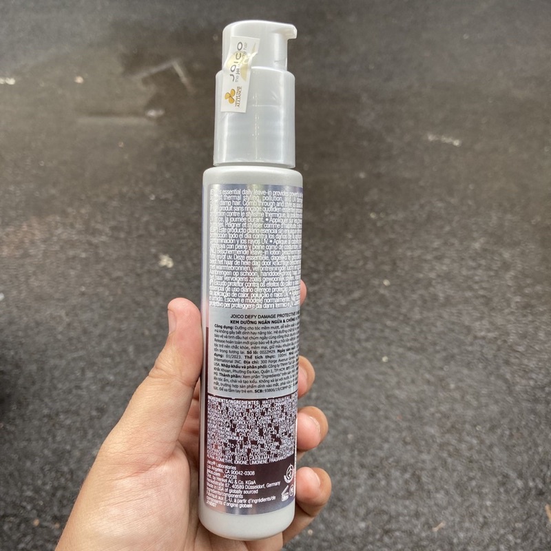 Xịt dưỡng ngăn ngừa & chống hư tổn tóc JOICO DEFY DAMAGE SHIELD 100ml | New 2024