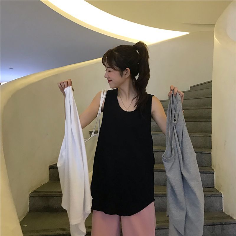 Áo Thun Nữ Thể Thao Không Tay Phong Cách Hàn Quốc Năng Động