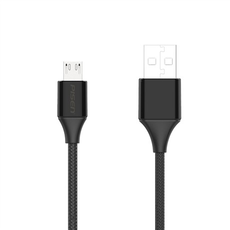 Cáp Pisen Micro USB Braided cao cấp 1.2m – Hàng chính hãng bảo hành 18 tháng