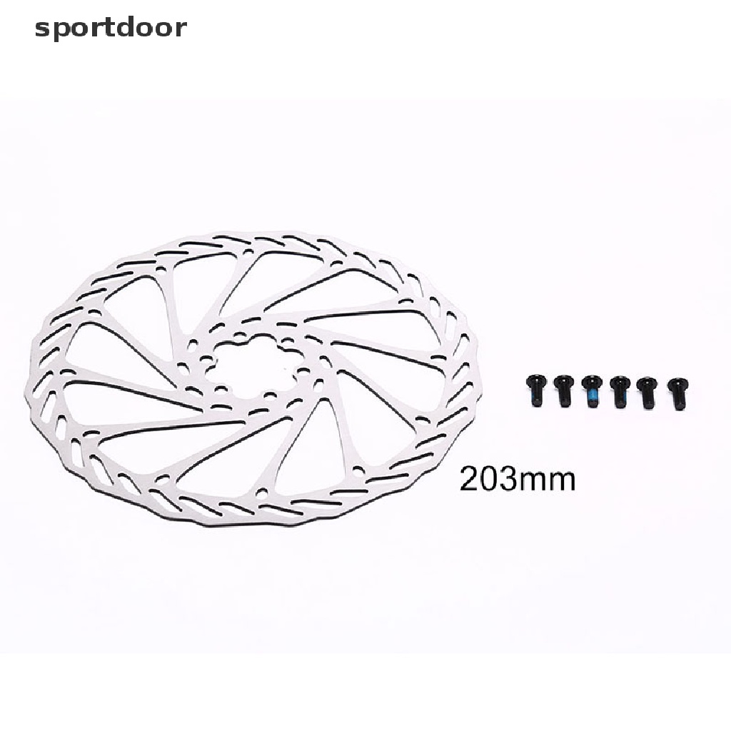 Đĩa Rôt 203mm Bằng Thép Không Gỉ Chuyên Dụng Cho Xe Đạp Leo Núi