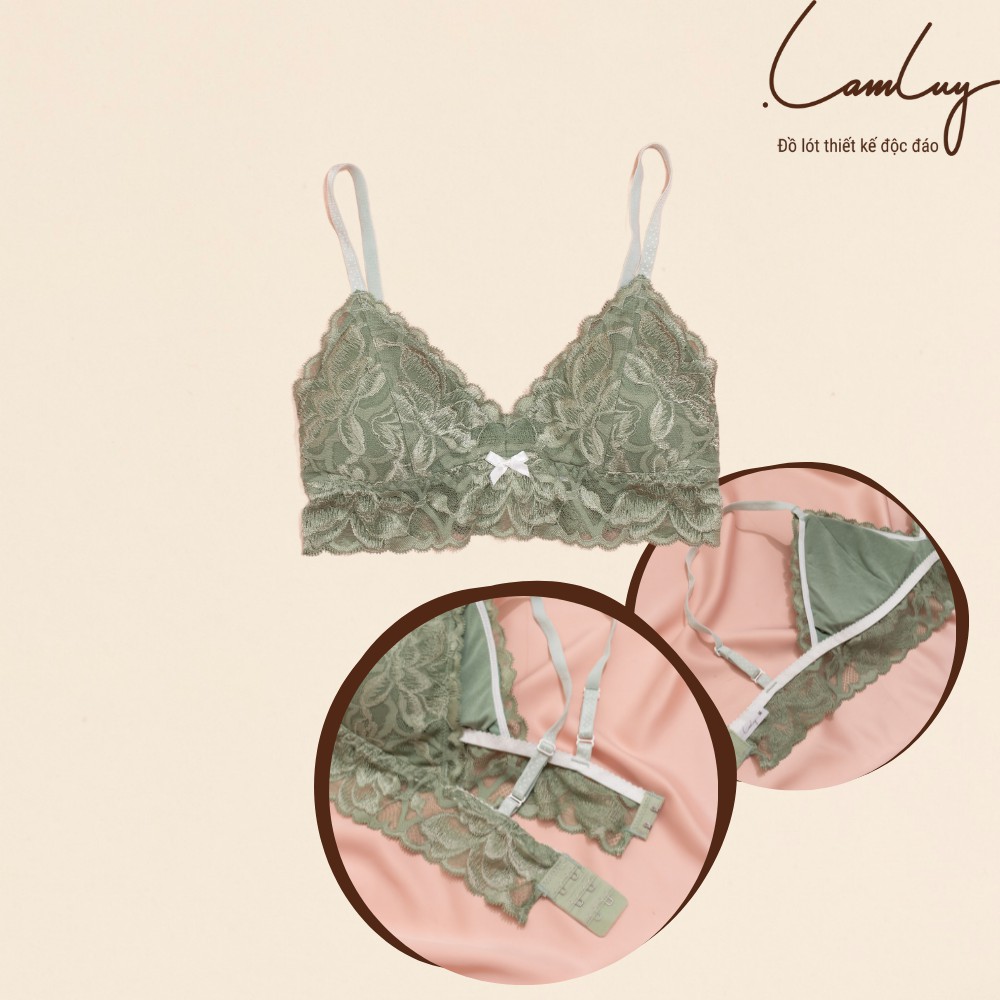 Áo ngực không gọng Lamluy Bra chân ren mềm mịn | BigBuy360 - bigbuy360.vn