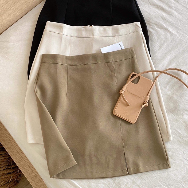 Chân váy zip xẻ lệch_CV0030 | BigBuy360 - bigbuy360.vn