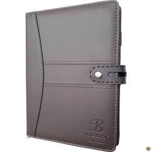 Sổ Bureau gáy cong B5 - 300 trang; MS: 651 [Sổ da cao cấp]