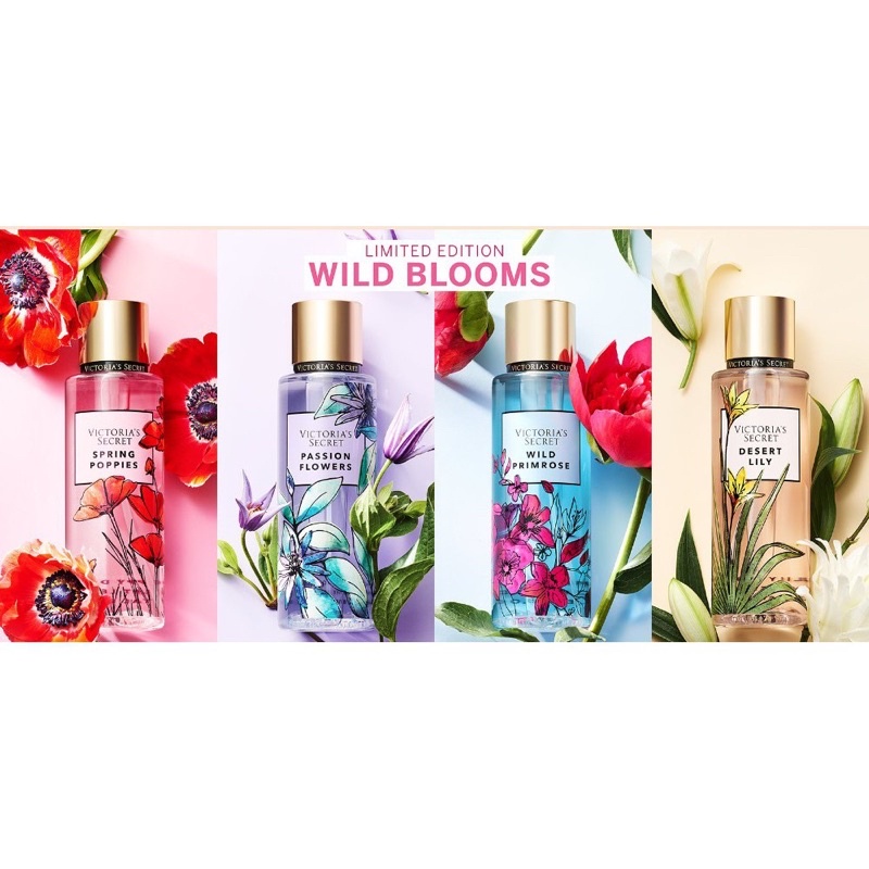 Xịt Thơm  Toàn Thân Victoria’s Secret Wild Bloom Fragrance Mist (250ml) +jɥȽÿ08+