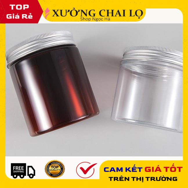 Hủ Đựng Kem ❤ GIÁ RẺ NHẤT ❤ Hủ nhựa pet 200g,250g,500g đựng mỹ phẩm, thực phẩm, đồ khô, ngũ cốc , phụ kiện du lịch