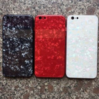 Ốp lưng kính cường lực iphone 6 plus/6s plus vân đá hoa
