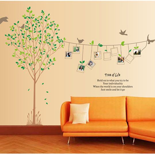 Decal dán tường Cây treo ảnh 11 - DCX048