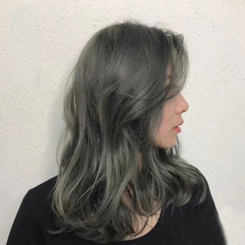 Nhuộm tóc phủ bóng rêu khói 5D Nev-Color Hàn Quốc chai 450ml