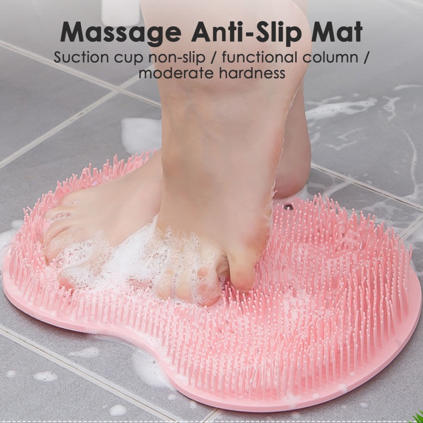 Đệm Chà Lưng / Chân Có Giác Hút Tiện Dụng Cho Phòng Tắm