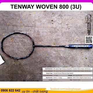 Vợt Cầu Lông Tenway Woven 800