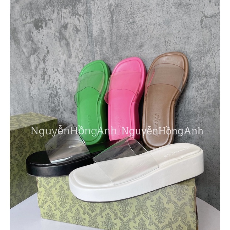 Dép mica quai trong đế xuồng 4p  siêu hot
