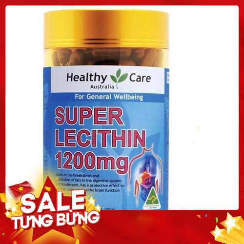 Mầm Đậu Nành Super Lecithin Healthy care 100 Viên - Úc