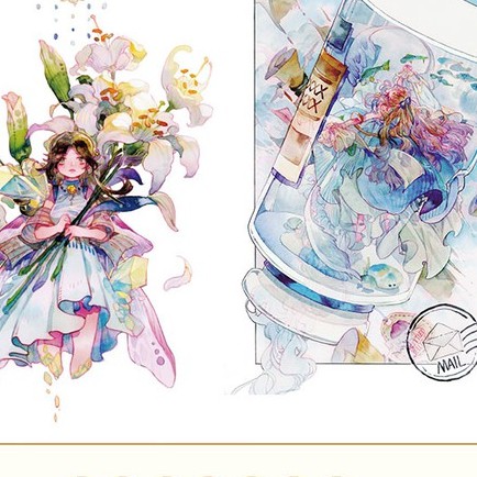 Vạn Vật Hà Tưởng Khúc - Artbook hướng dẫn vẽ màu nước phong cảnh nghệ thuật
