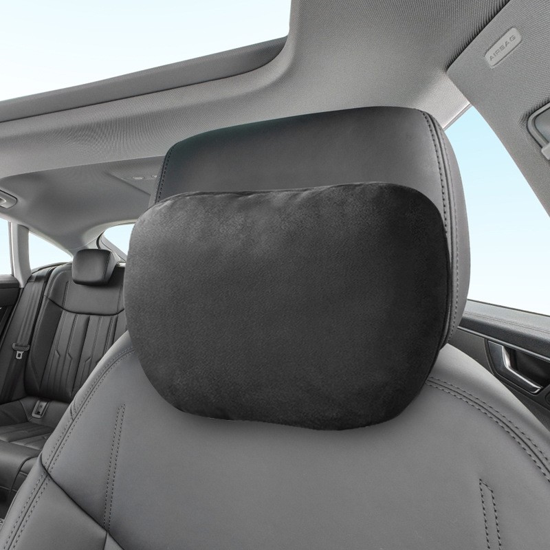 Gối Tựa Đầu Dựa Cổ Ô Tô Xe Hơi Da Lộn Maybach Cao Cấp Siêu Mềm Chống Đau Mỏi