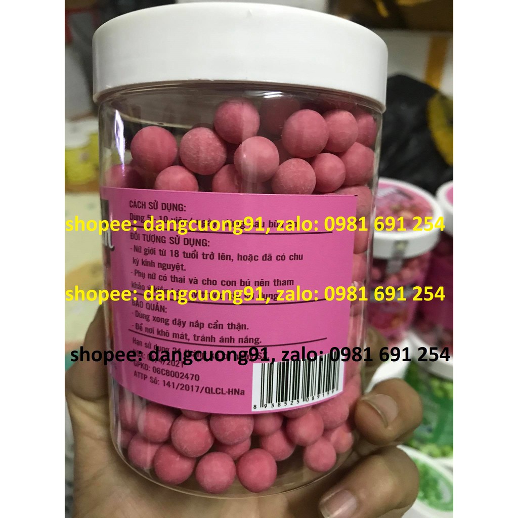 viên mầm dâu tây ( hũ 500g )