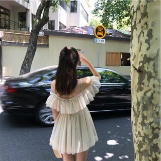 Váy trễ vai công chúa ulzzang