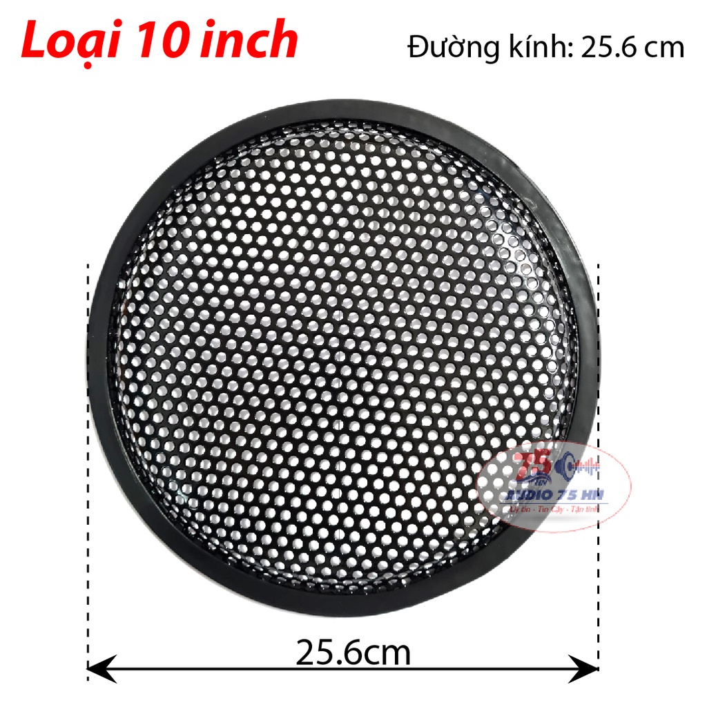 Màng lưới bảo vệ loa từ 5 inch đến 15 inch - Màng loa, mặt nạ loa bằng sắt dùng cho loa sân khấu hoặc loa ô tô