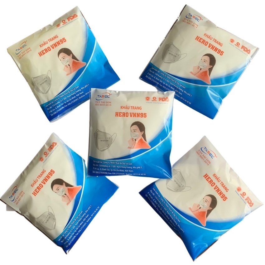Khẩu trang Hero VNN95 (không van) Tây Sài Gòn