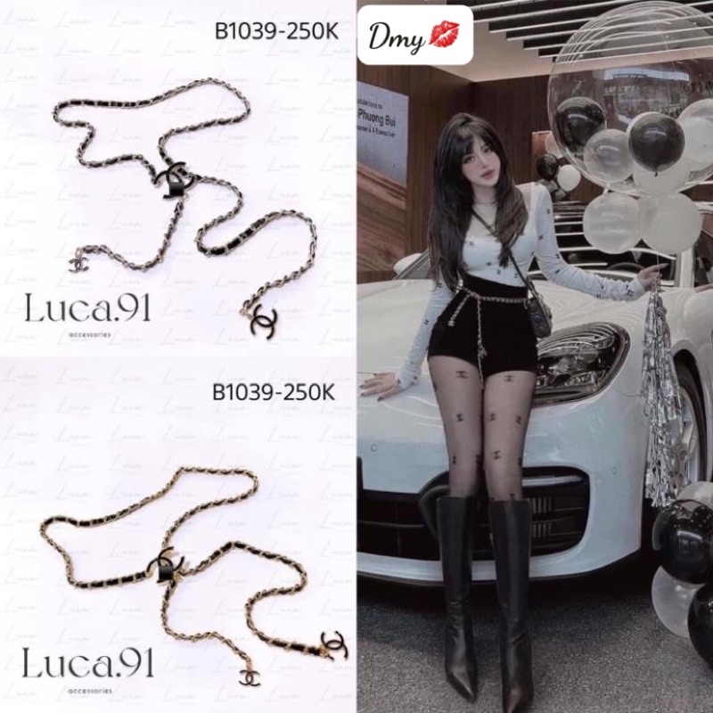 Đai váy xích dây X siêu hot, Đai đầm nhiều mẫu - NhiNhi Shop