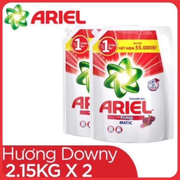 Combo 2 Túi Nước Giặt Ariel Downy 2.15kg1Túi ( màu đỏ )