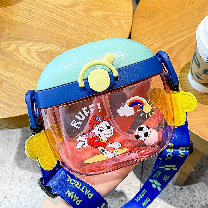 Bình Nước Có Ống Hút Tiện Dụng Cho Bé Mẫu Giáo