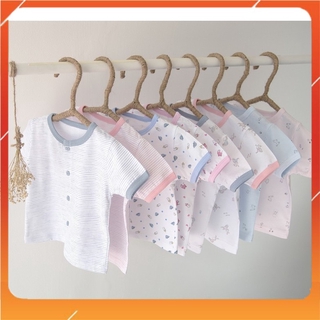 [GIẢM SỐC] Áo sơ sinh ngắn tay MIOMIO cài giữa / mỏng / mát từ 1- 24m tháng